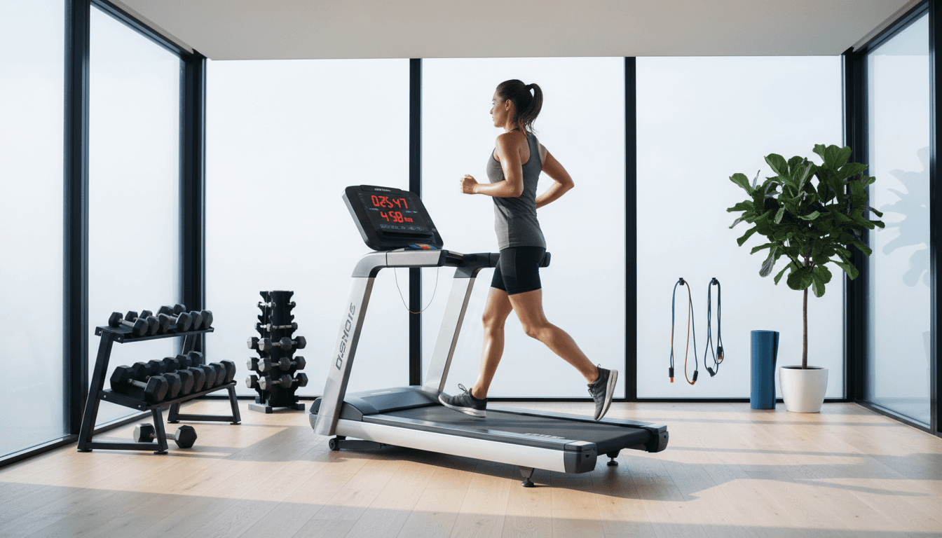 Client doing endurance intervals